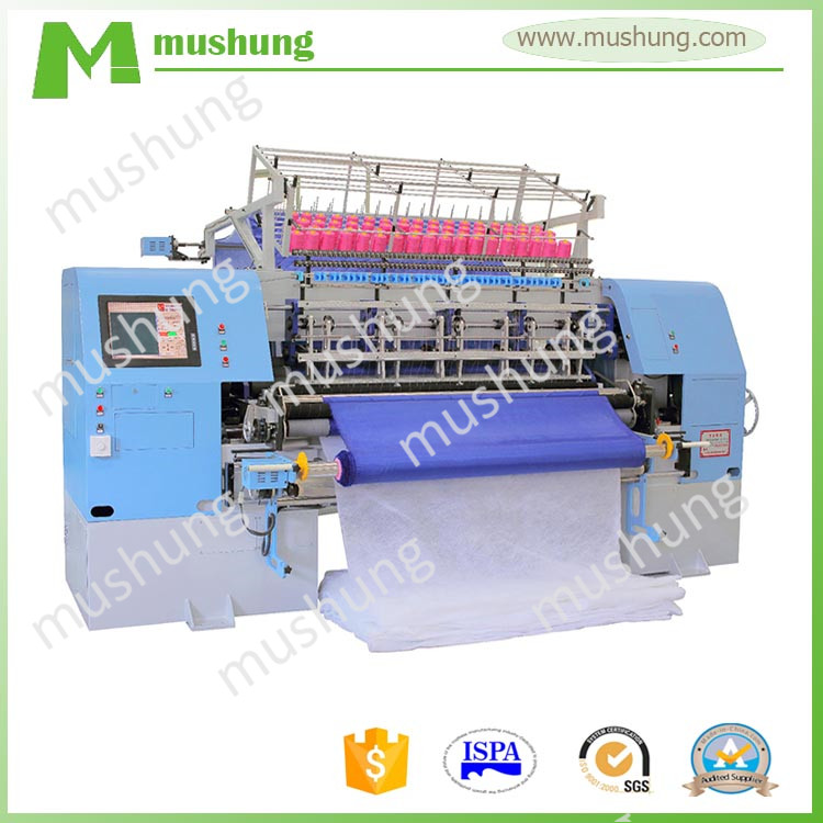 computer shuttle multi needle quilting machine